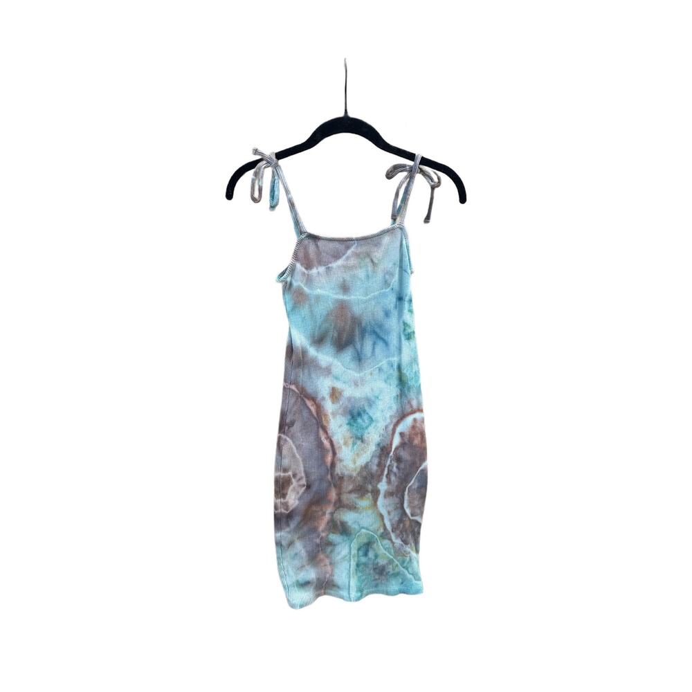 Tie Dye Dress | Women’s Dress | Geode Tie - Ice Dye | Upcycled Fashion